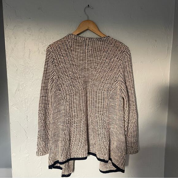 NIC+ZOE Women's Cardigan in Cream and Black Career Wear Workwear Traditional - Picture 8 of 8